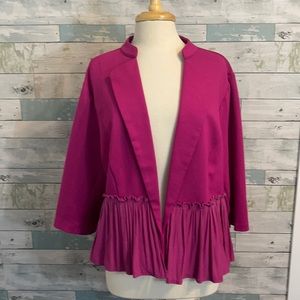Torrid Ponte Peplum Blazer